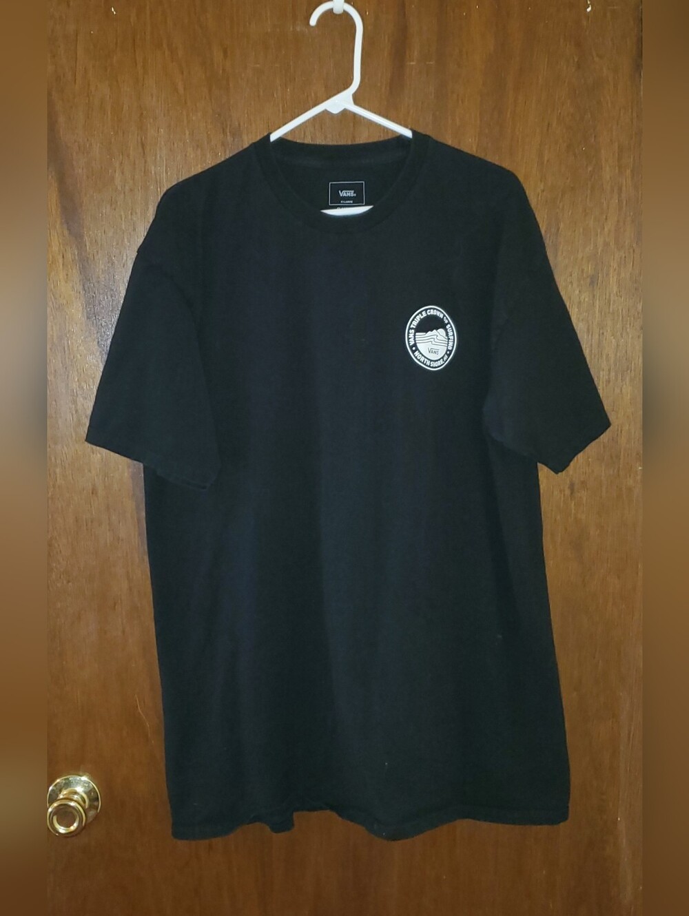 Vans Triple Crown Black T Shirt Sz Xl